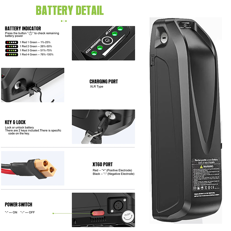 Ebike Conversion Kit 72V 3000W - Batería de bicicleta eléctrica de 72V