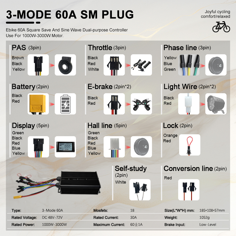 Kit de conversión de bicicleta - Ebike Conversion Kit 72V 3000W reseña y precio