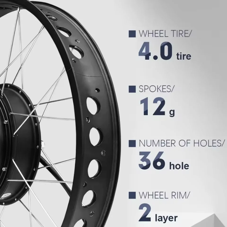 Kit de conversión para bicicle - Ebike Conversion Kit 72V 3000W reseña y precio